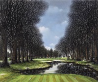 JACQUES DEPERTHES-ジャック・デペルトゴルフ絵画！35/40！ JACQUES DEPERTHES-ジャック・デペルトゴルフ絵画！35/40！